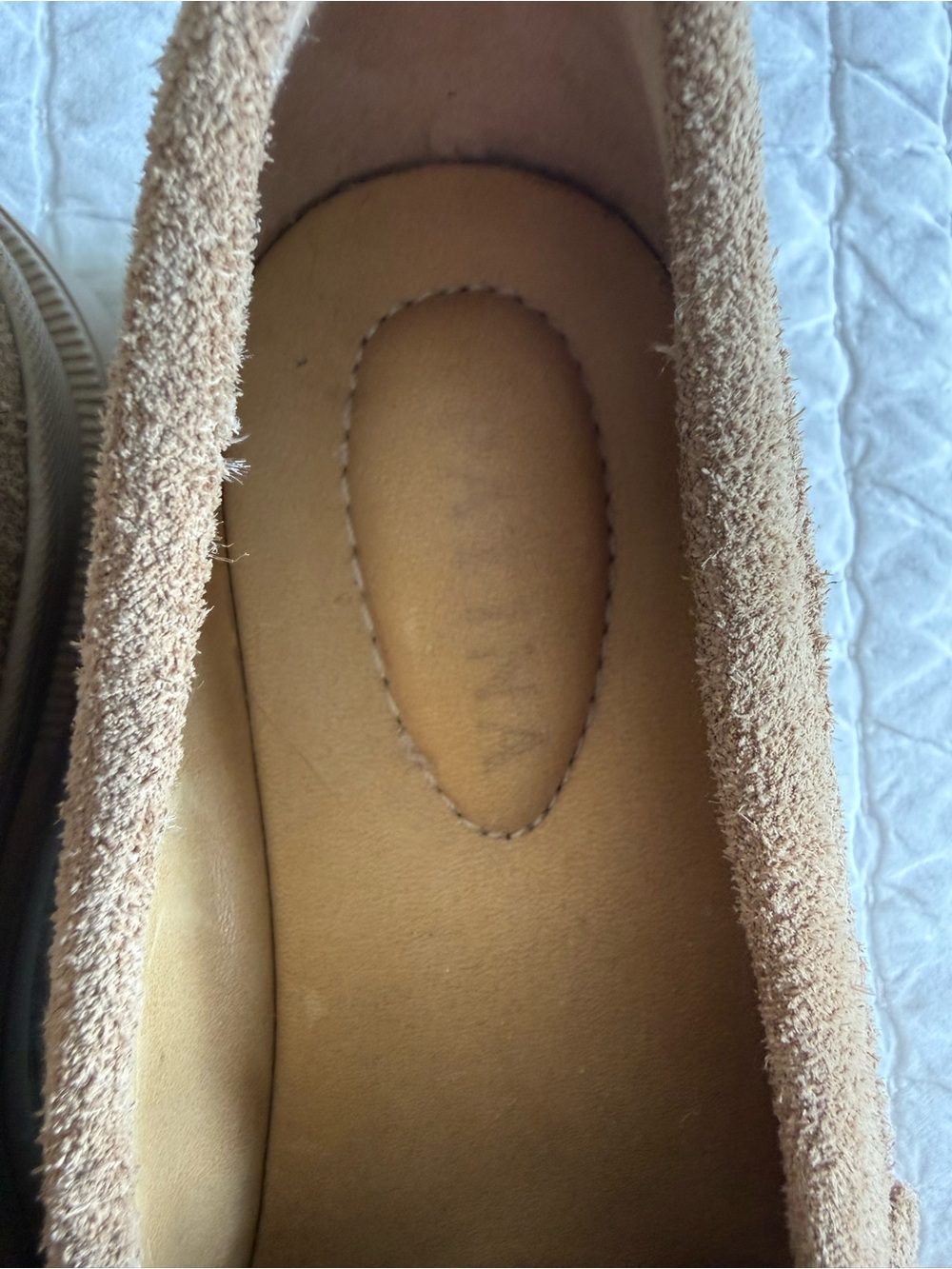 Patina Women's Chunky Suede Loafers in Tan Size 8 - Picture 3 of 5